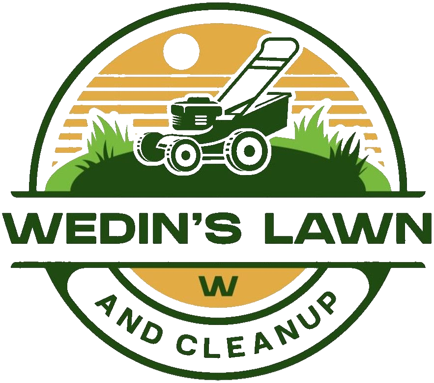 WEDIN's Lawn and Cleanup logo